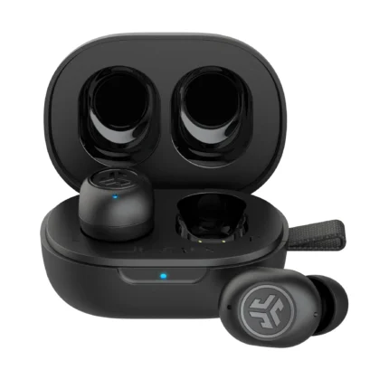 JLab JBuds Mini True Wireless Earbuds, Black, Bluetooth Multipoint, Be Aware, IP55, 3 EQ Modes, Clear Calls